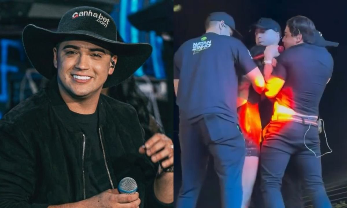 Vídeo Viral! Natanzinho Lima É Atacado Por Mulher Durante Show Na Paraíba