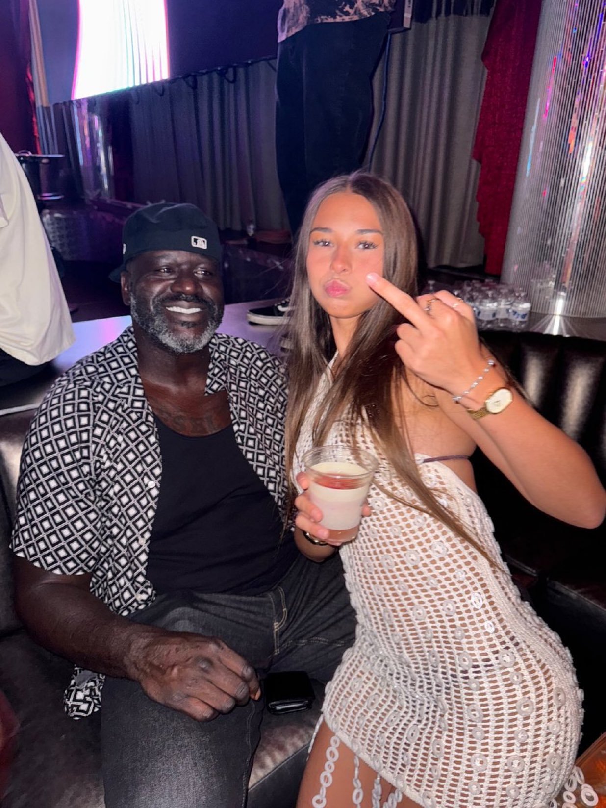 Shaq Crashes Sophie Rain’s 21st Bash: Vegas DJ Magic!