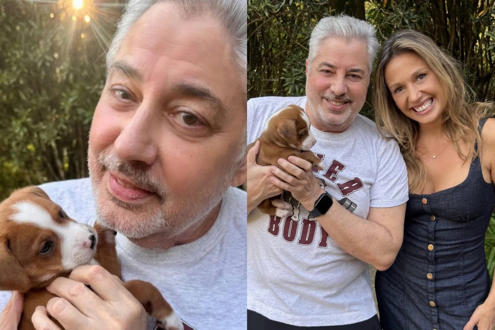 Viúvo De Rita Lee Adota Filhote Resgatado Por Luiza Mell E Comemora: “Fui Premiado Pelo Universo”