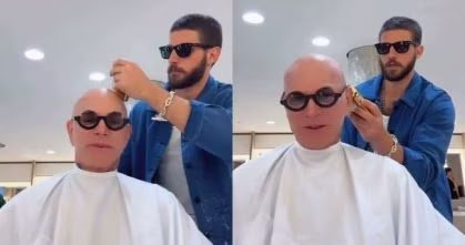 Chay Suede Choca Fãs Ao Raspar Cabelo De Seu Cabeleireiro