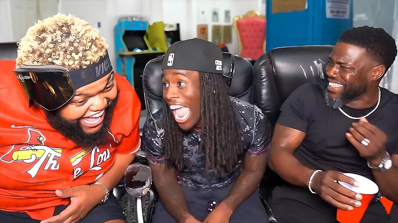 Kai Cenat & Druski’s Wild Bottle-Throwing Chaos at Kevin Hart’s Mansion