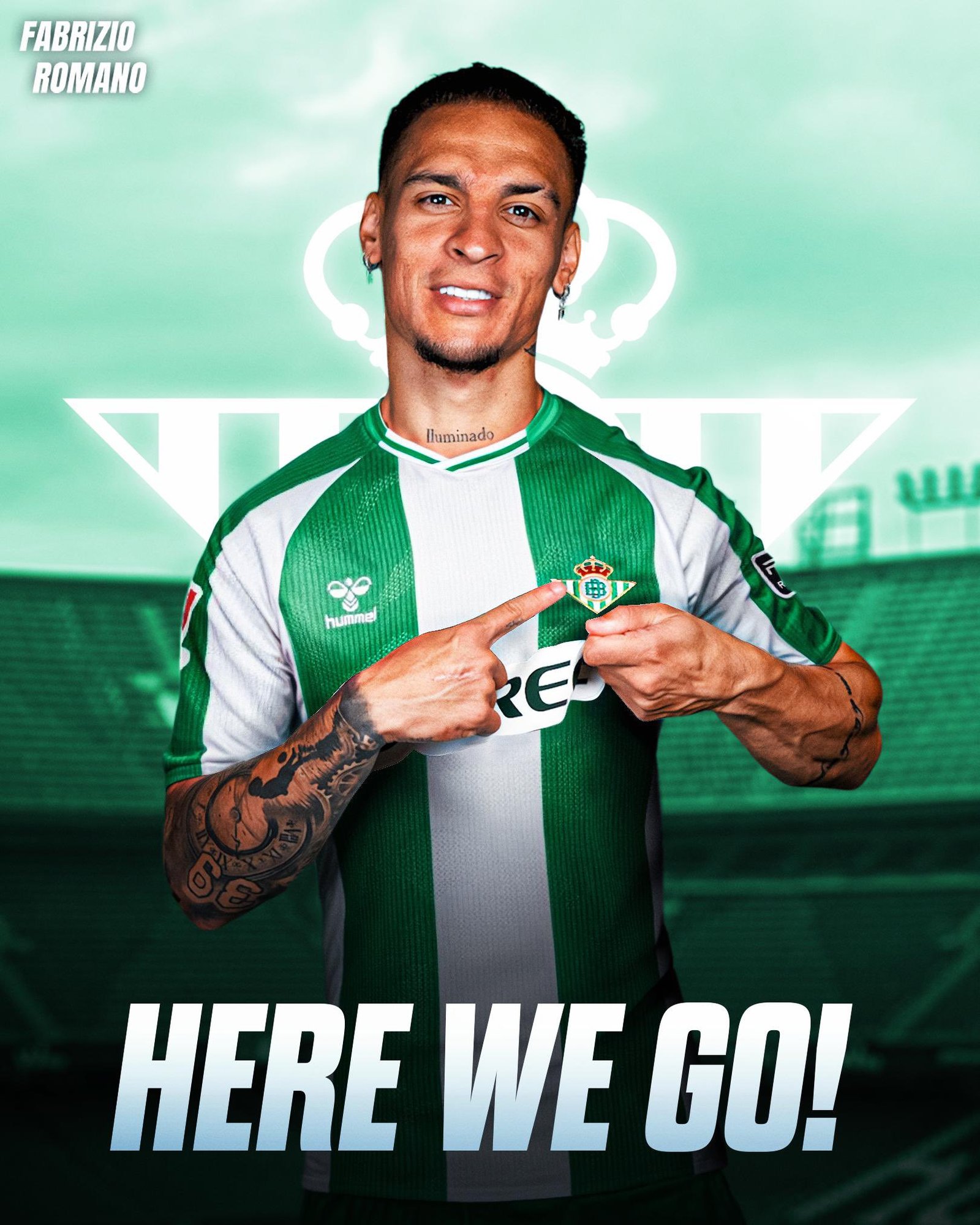 BREAKING: Antony to Real Betis, here we go! €22m plus €3m fee to Manchester United