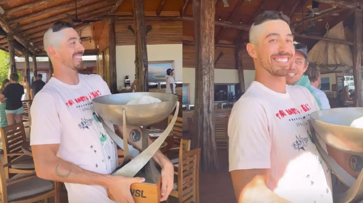 Yago Dora Comemora Título Mundial de Surfe com Visual INSPIRADO em Ronaldo Fenômeno!