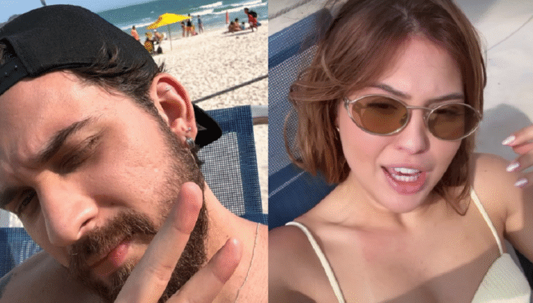 Tá Rolando? Gustavo Mioto E Mari Menezes São Vistos Juntos Em Praia Do Rio E Agitam A Web
