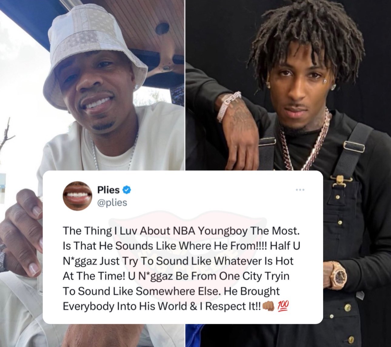 Plies Crowns NBA YoungBoy Authenticity King: "He Sounds Like Home—Not Chasing Trends!"