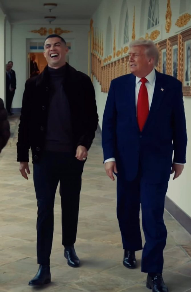 Ronaldo’s Trump Throne: CR7 Snags Epic Selfie with POTUS – GOAT Aura Owns the Oval!