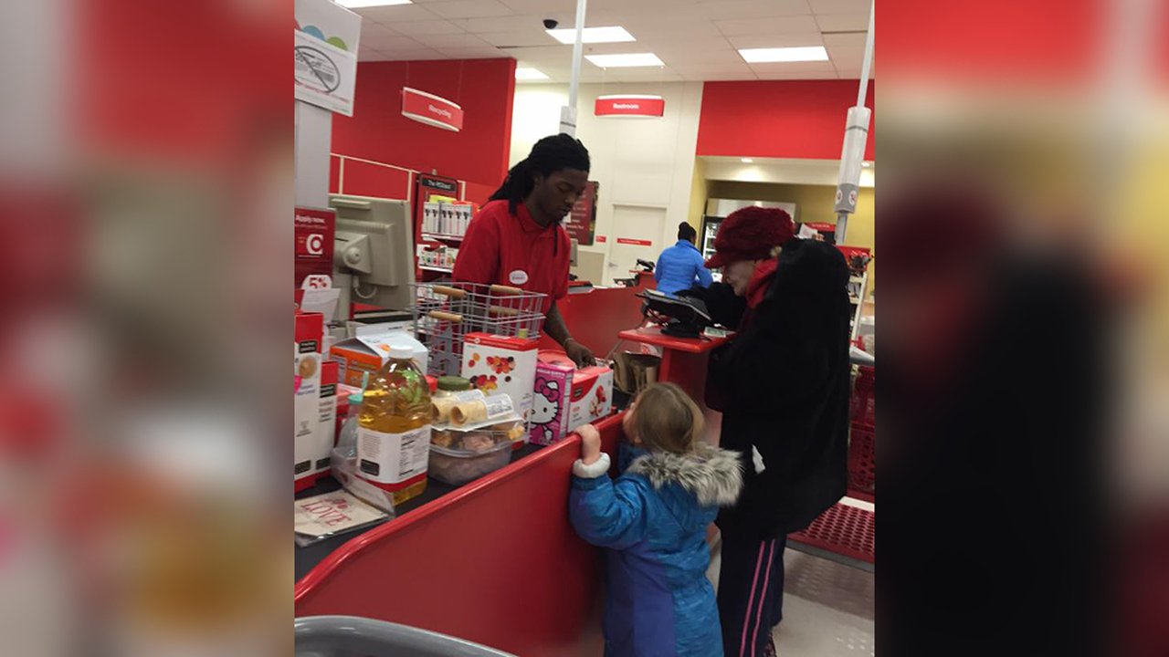 Elderly Target Worker Calmly Defends Freedom Shirt in Customer Confrontation