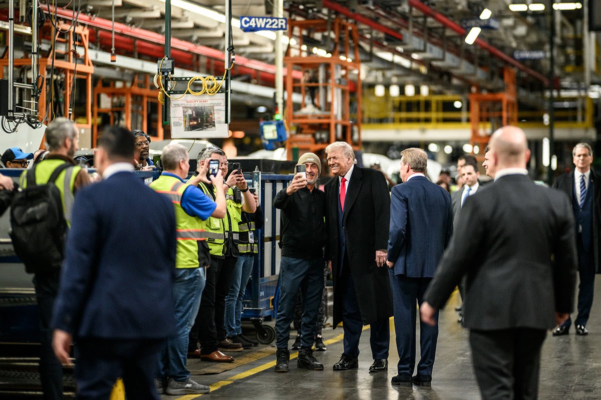 Ford Worker Suspended After Calling Trump ‘Pedophile Protector’ During Michigan Tour