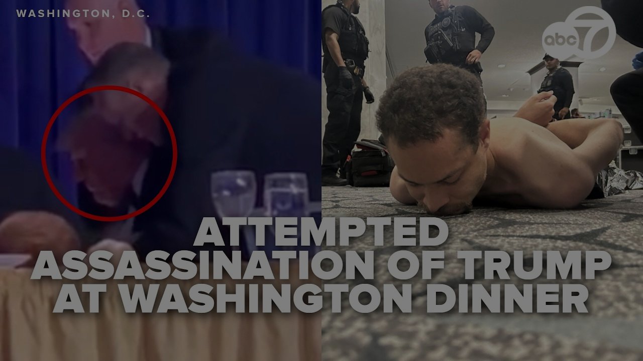 Attempted Assassination Of Trump At White House Dinner
