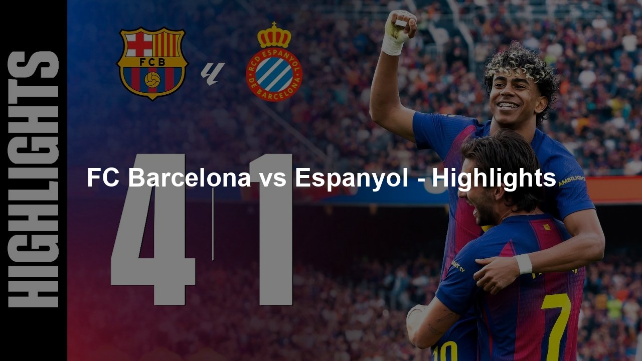 FC Barcelona vs Espanyol – Highlights