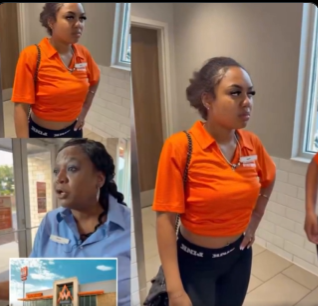 Whataburger Employee Ties Uniform into Crop Top, Sparks Dress Code Clash