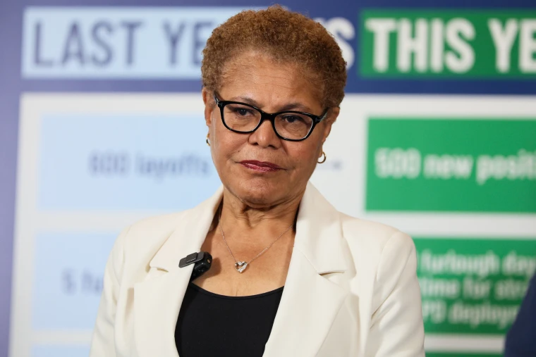 Karen Bass Advances in LA Mayor Primary as Second Spot Hangs in Balance