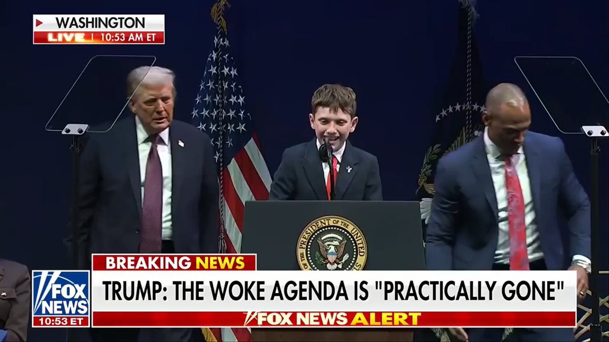 12-Year-Old Boy Speaks with Trump at Museum of the Bible