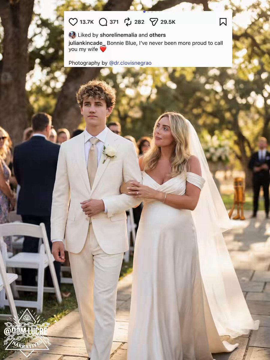 OnlyFans Star Bonnie Blue Marries Julian Kincade Amid AI Wedding Post Backlash