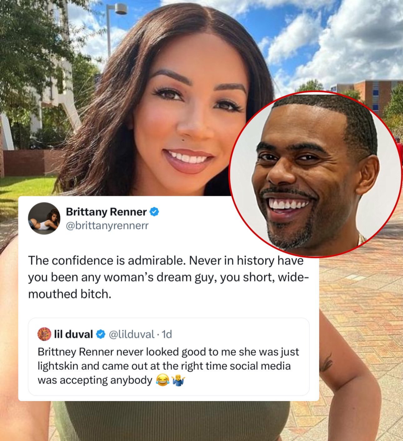 Brittney Renner Responds Strongly to Lil Duval’s Critique on Her Appearance