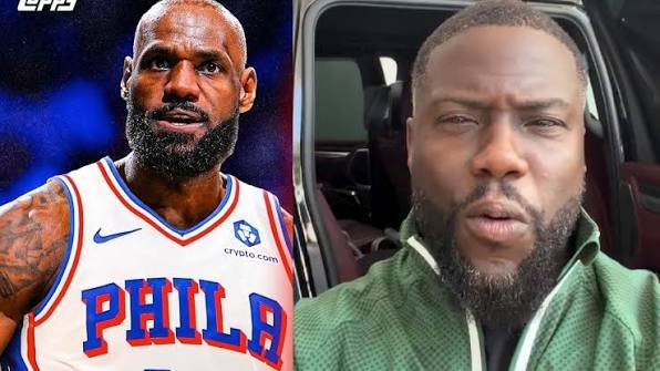 Kevin Hart Greets LeBron James in Philly with a Funny Video