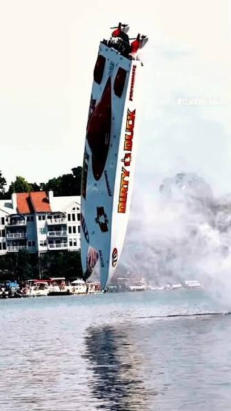 Dirty Duck Powerboat Flips at 213 MPH Following Finish Line Victory