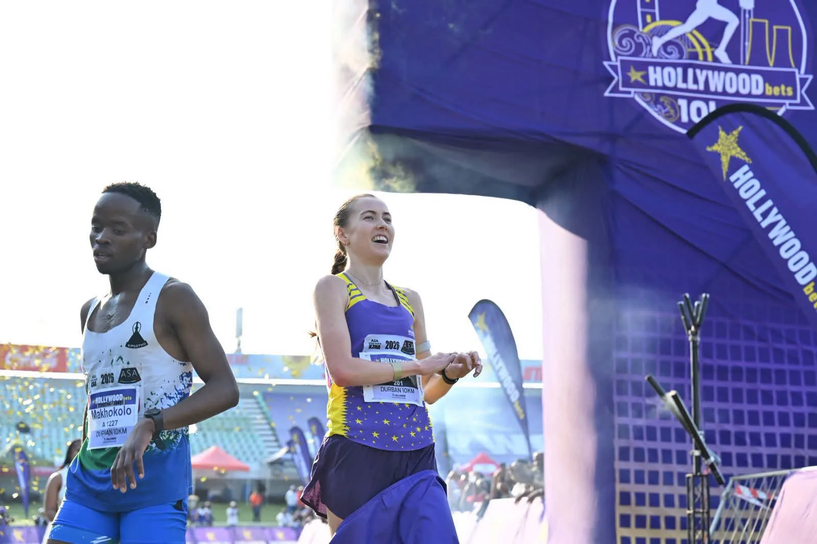 Tayla Kavanagh Sets Durban 10km Course Record Despite Fall and Close Call