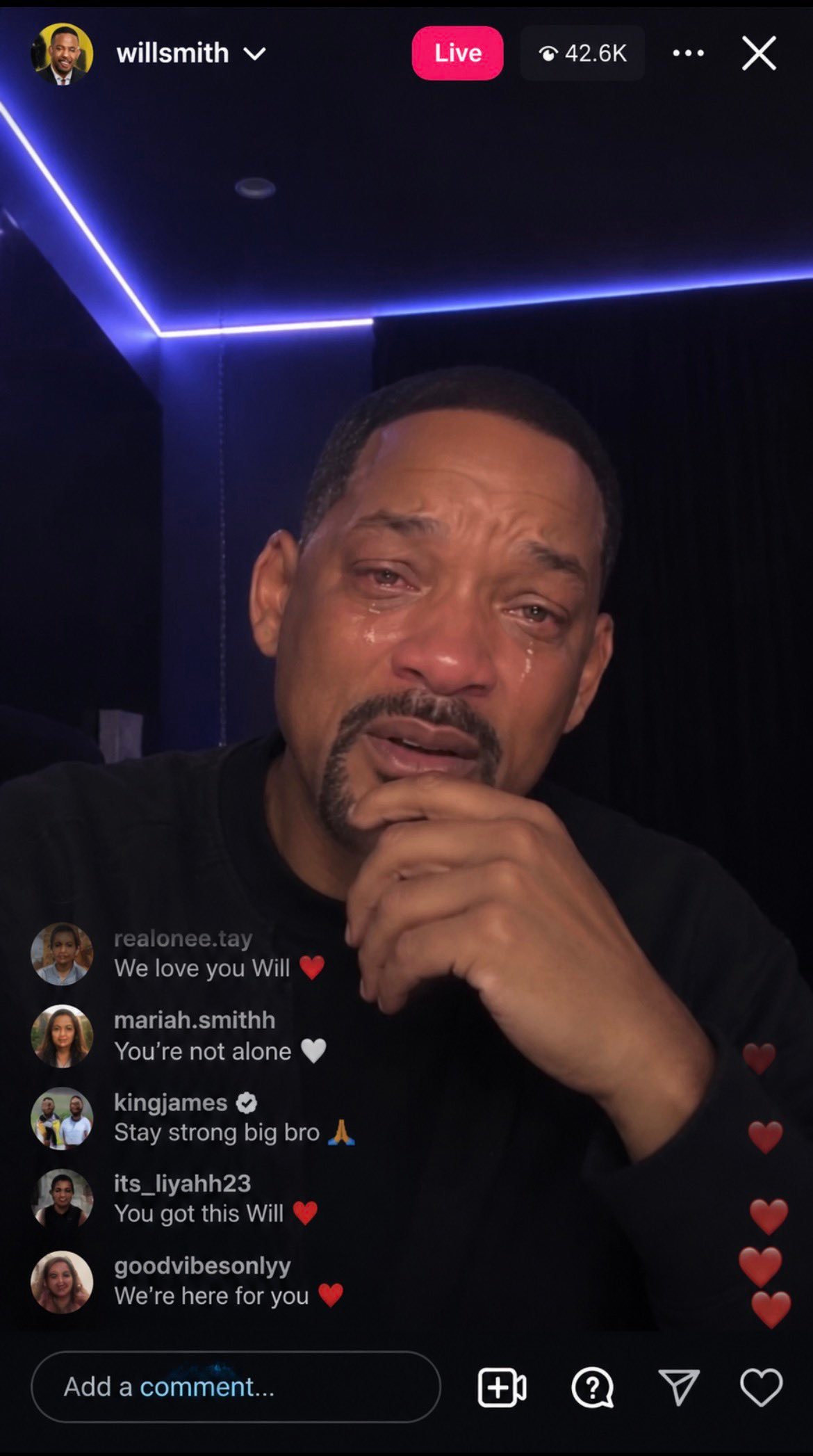 Unverified Reports Claim Will Smith Announces Divorce During Live Stream